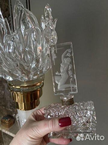 Арт Деко флакон хрусталь в стиле Lalique