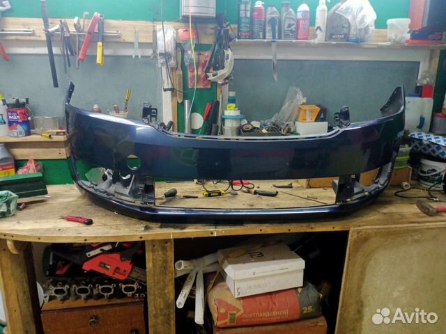 Бампер передний skoda rapid 2016