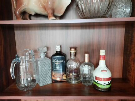 Бутылки для декора,креманки СССР