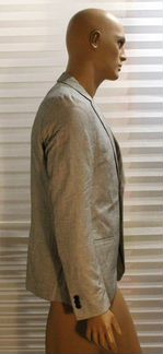 Серый пиджак. Размер 50