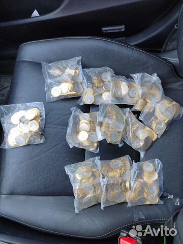 Биметалические монеты мешк. 10 р., Моск. обл., У