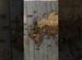 Карта мира из дерева(панно на стену)
