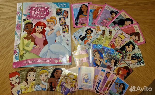 Panini Принцессы Today is Magic. Альбомы, пакетики