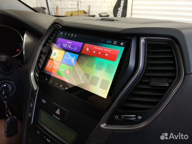 Штатная Нави - магнитола для Hyundai Santa Fe 12+