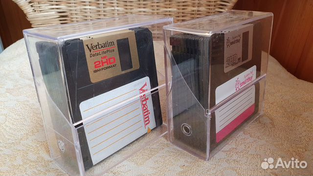 Дискеты Verbatim в пластиковом боксе