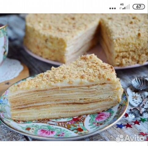 Наполеон торт. Домашние торты