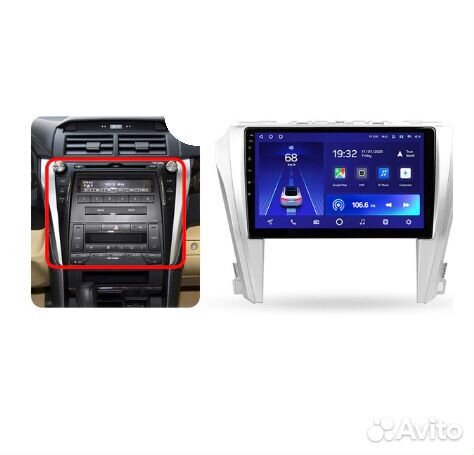 Штатная магнитола Toyota Camry 7 XV 50 55 Android