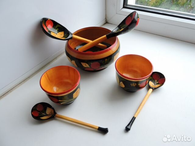 Набор хохломы 90 гг