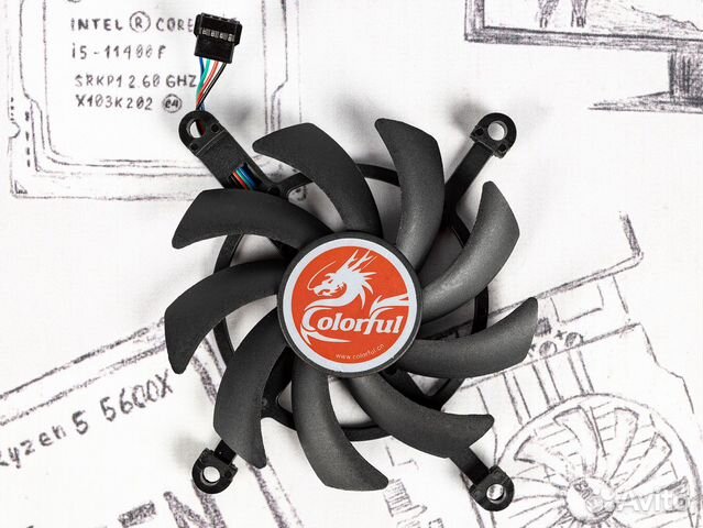 Вентилятор для Colorful NB RTX 2060 Super 1660