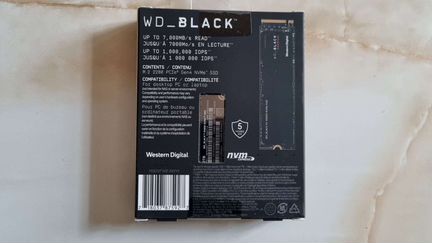 Твердотельный диск WD Black SN850 2TB