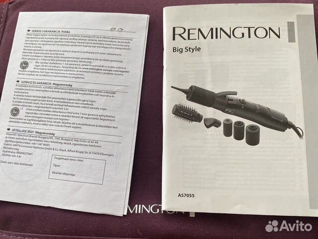 Новый фен щетка remington