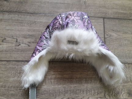 Новая зимняя шапка для девочки 3-5лет