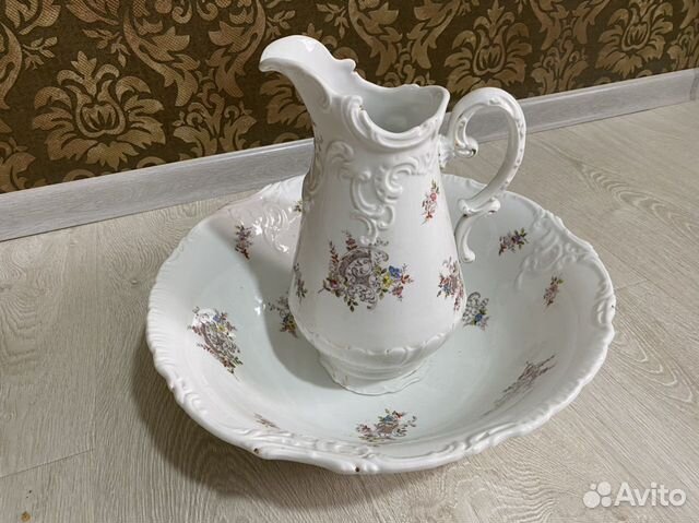 Набор для умывание Фарфоровый старинный