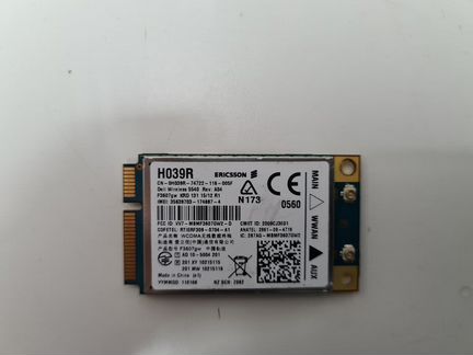 Модем для ноутбука Dell F3607GW 3G
