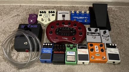 Гитарные педали Педалборд Guitar Pedals Pedalboard