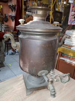Самовар банка Тула Д.Т.Салищев медали 6-7 л
