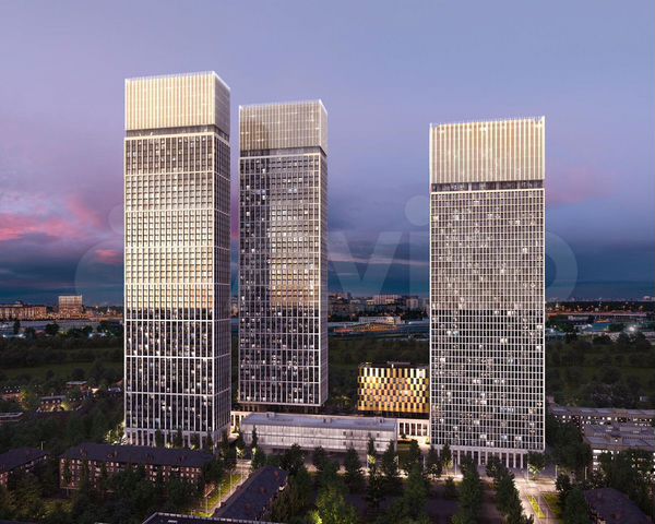 3-к. квартира, 85,4 м², 28/55 эт.