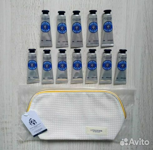 L'Occitane Набор Крем Карите 12х10мл Косметичка