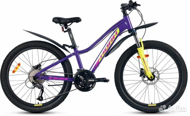 Велосипед horh tina tahd 4.3 24 (2023) Purple-Yell