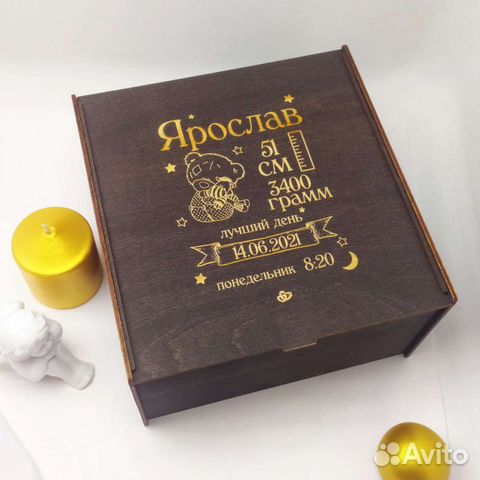 Деревянная коробка пенал