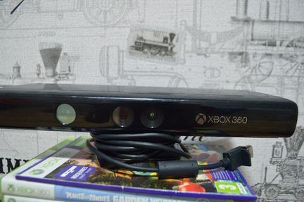 Xbox 360E + kinect + 8 игр