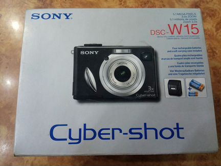 Цифровой фотоаппарат Sony Cyber-shot DSC-W15