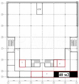 Торговая площадь, 40 м²