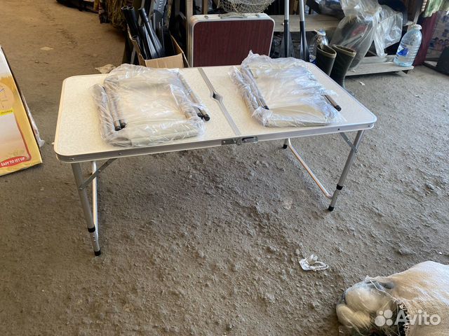 Стол складной туристический +4 табуретка