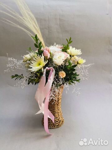 Букет из для интерьера из живых цветов