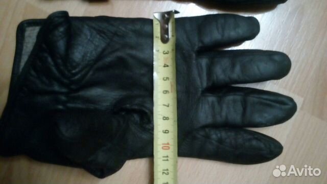 Кожаные мужские перчатки