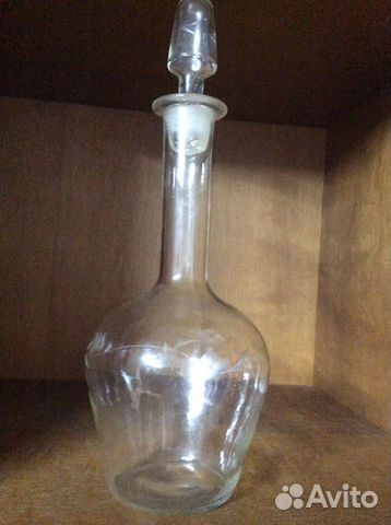 Графин стеклянный винтаж СССР