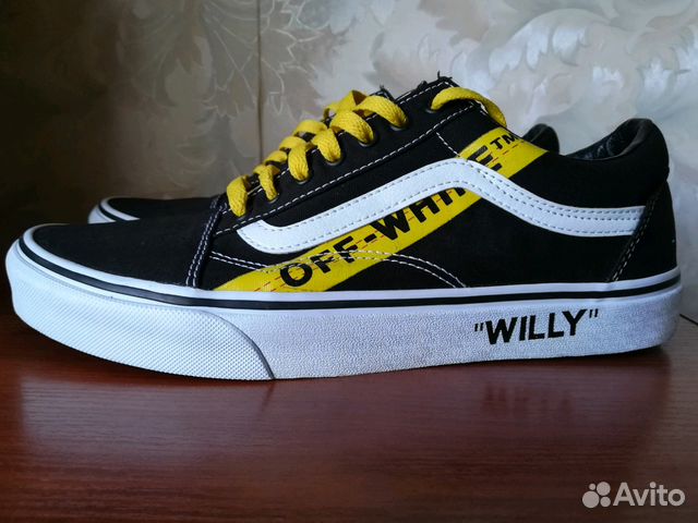 Off white vans willy hotsell