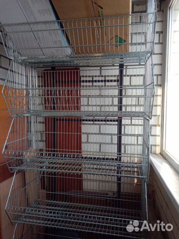 Стеллаж разборный металлический (корзины)