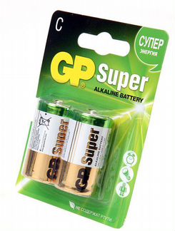 Батарейка C 14А 2 шт GP 14A-2CR2