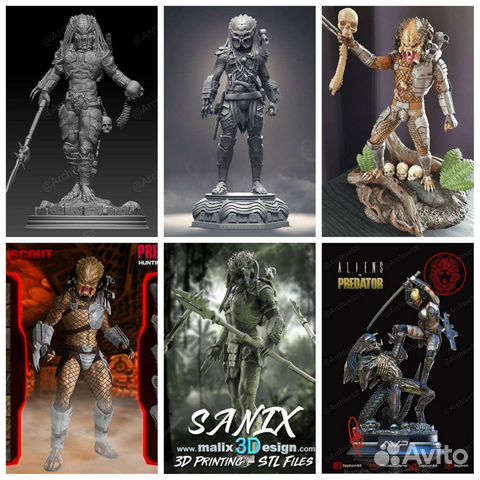 Много фигурок персонажей 90г