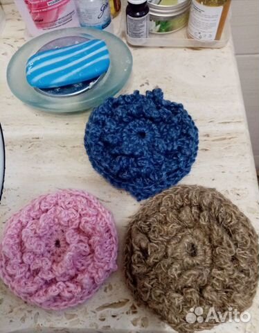 Мочалка ручной работы