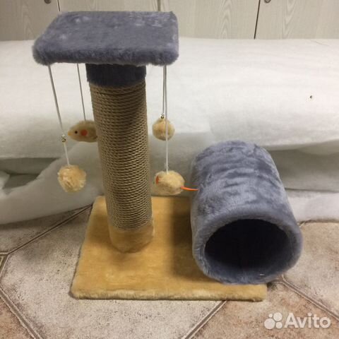 Когтеточка с тонеллем-домиком