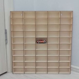 Гараж - полка для машинок 1:64 на 50 мест