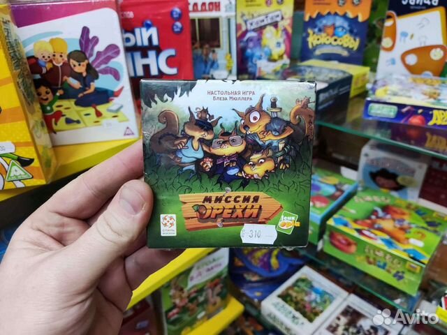 Настольная игра Миссия орехи 4+