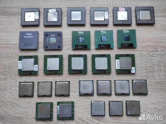 Процессоры Intel Pentium Celeron Xeon