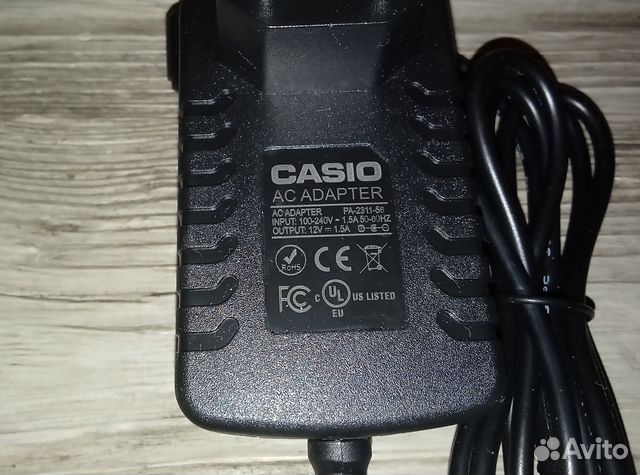 Блок питания синтезатора Casio 12V: AD-12 AD-12MLA