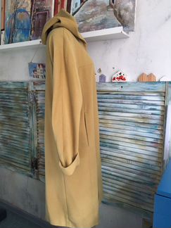 Длинное пальто с капюшоном Glance 44р.(M)