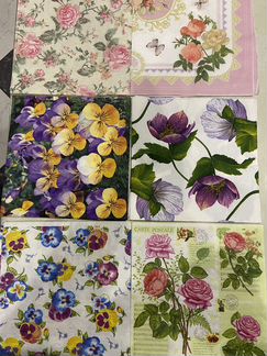 Салфетки для декупажа 7 руб за штуку