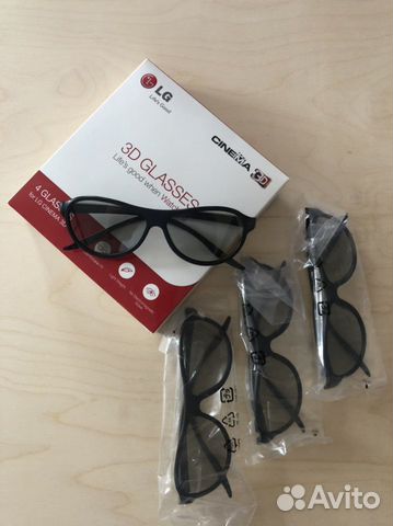 3D очки для телевизора 4 штуки LG
