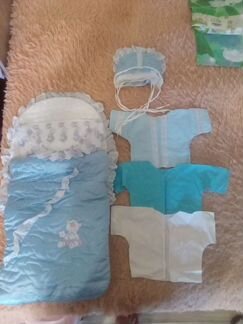 Конверт на выписку для мальчика зимний