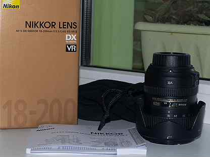 Nikon DX AF-S Nikkor 18-200mm 1:3.5-5.6GII ED SWM