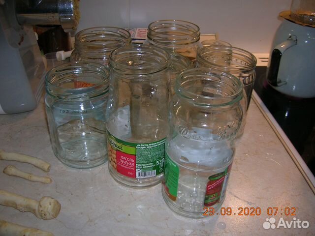 Банка стеклянная 0,3л. - 3л