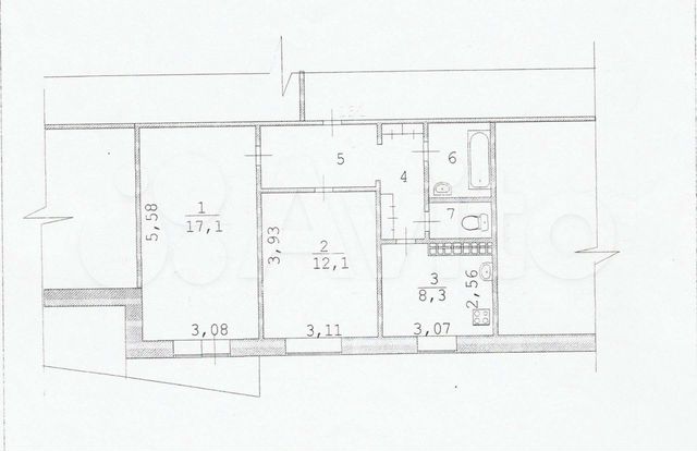 2-к. квартира, 51 м², 2/9 эт.