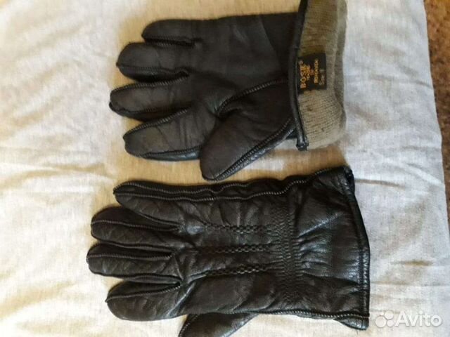 Перчатки кожаные мужские