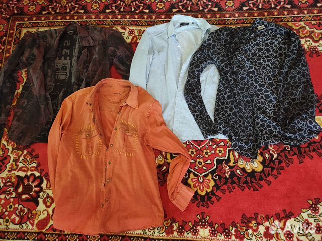 Рубашки мужские с длинным рукавом